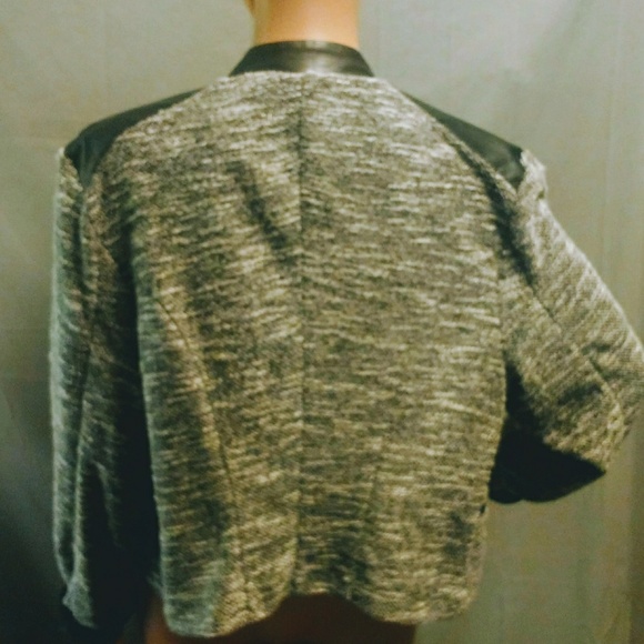 Mossimo Cropped Tweed Jacket-NWT-SIZE XL💥 - Picture 2 of 3